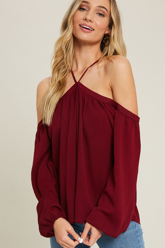 'Broken Hearted' Top - Wine