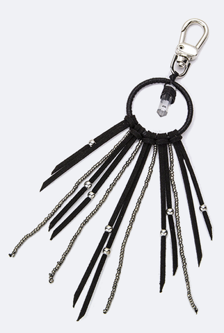 'Cross The Bridge' Keychain - Black