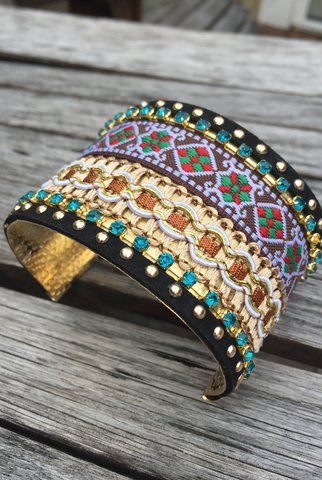 'Down The Amazon' Cuff Bracelet