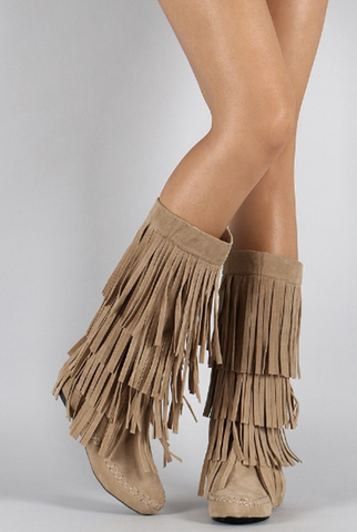 'Alsoomse' Fringe Boots