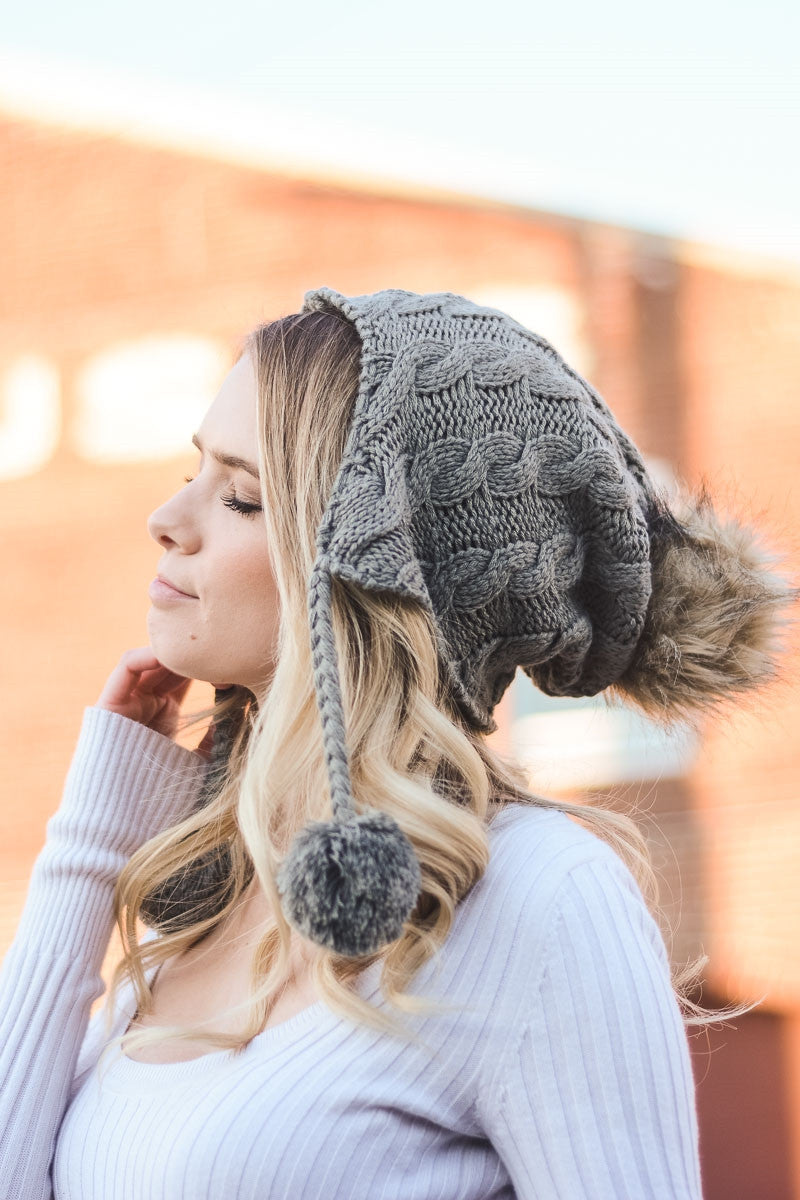 'Arapahoe Basin' Knit Beanie - Grey