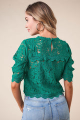 'Romeo Romeo' Blouse - Emerald