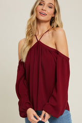 'Broken Hearted' Top - Wine