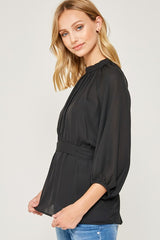 'Top Mock' Blouse