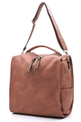 'Riverbed Bend' Bag - Peach