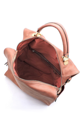 'Riverbed Bend' Bag - Peach