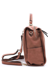 'Riverbed Bend' Bag - Peach