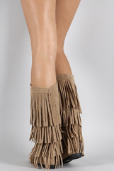 'Alsoomse' Fringe Boots