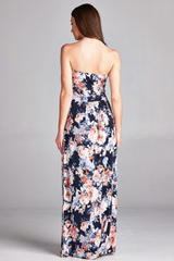 'Garden Party' Dress - Navy