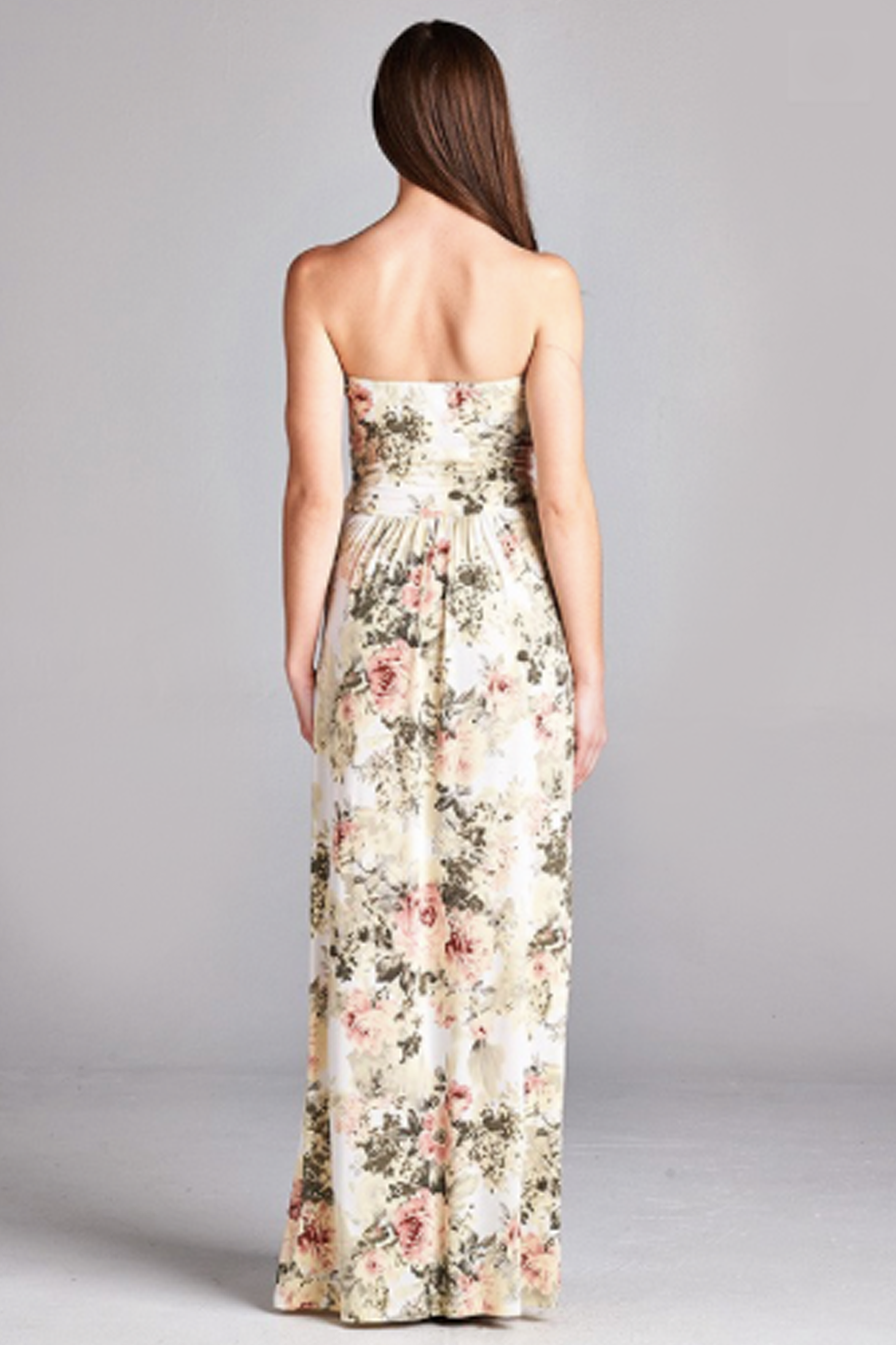 'Antique Roses' Dress - Ivory