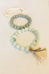 'Stillwater Stone' Bracelet - Sage