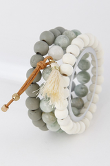 'Stillwater Stone' Bracelet - Sage