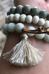 'Stillwater Stone' Bracelet - Sage