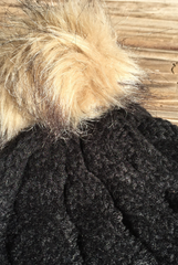 'Arapahoe Basin' Knit Beanie - Black