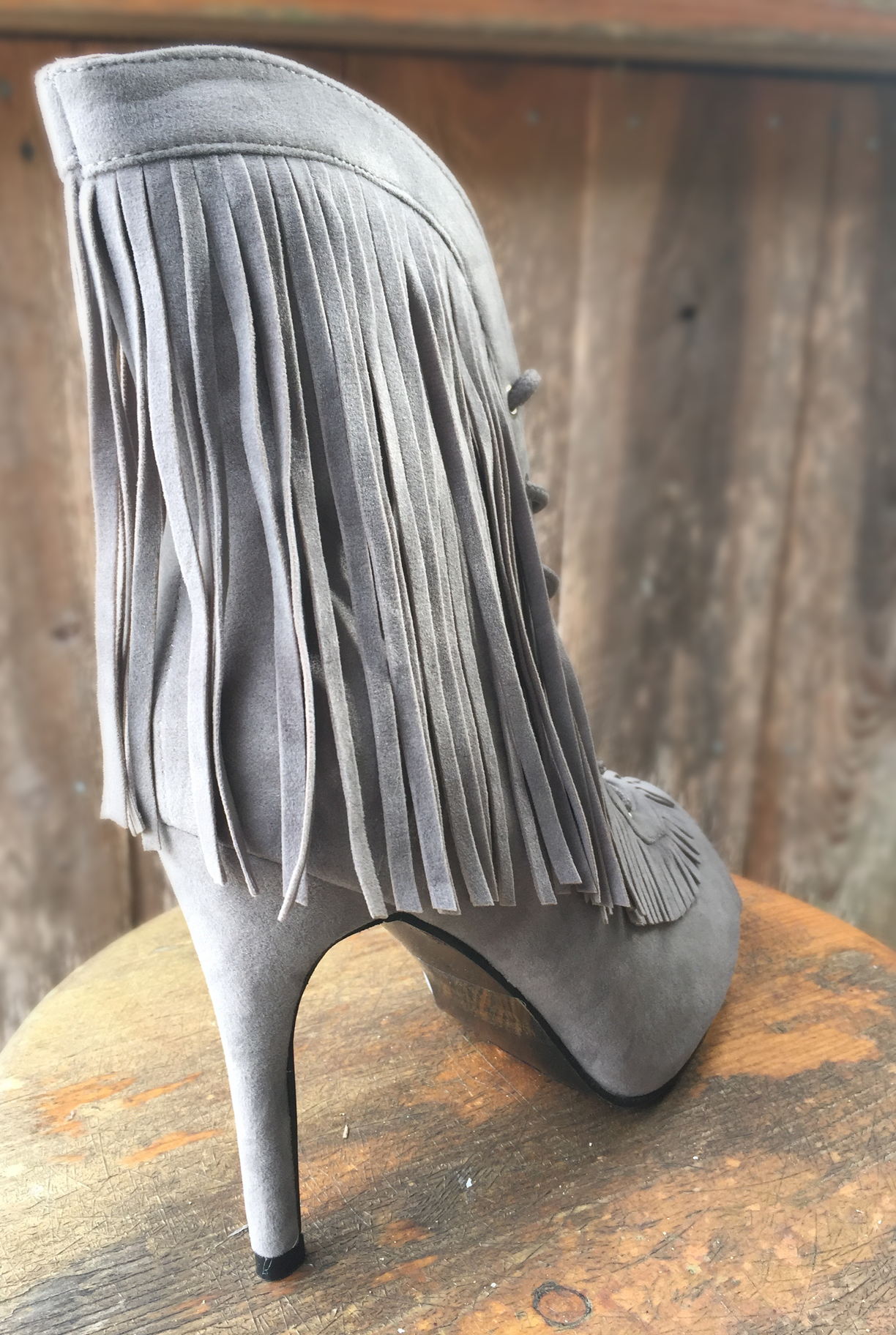 Elaine open toe bootie deals