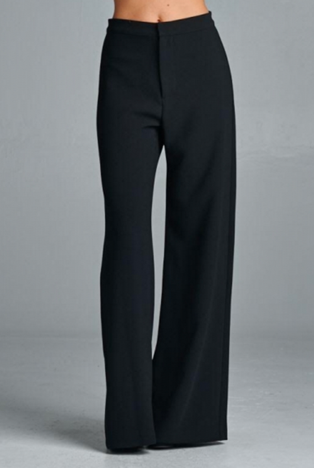 'Chartered Accounts' Women's Chic & Classic Styled Wide Leg Black Pants ...