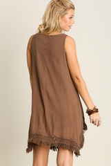 'Run Into the Wild' Dress - Mocha