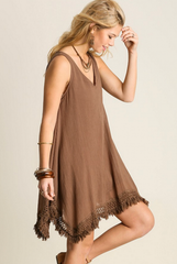 'Run Into the Wild' Dress - Mocha