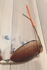 'Wanna Have Fun' Aviator Sunglasses - Orange